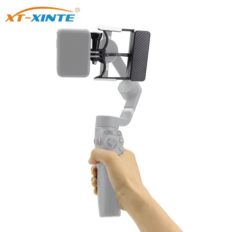 Xt-xinte Universal สําหรับ DJI Osmo Mobile 6 OM 5 4 3 มือถือ Gimbal Stabilizer สวิทช์ Mount แผ่นสําหรับ GoPro 13 12 11 Action กล้องอะแดปเตอร์