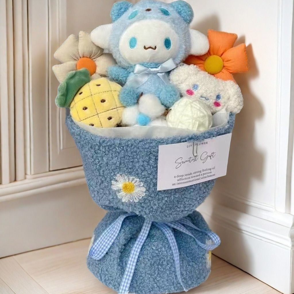 Kuromi Series Doll Bouquet Doll ของขวัญวันเกิดสำหรับสาวๆตุ๊กตาแฟนสาวน่ารักแฟนสาววันวาเลนไทน์