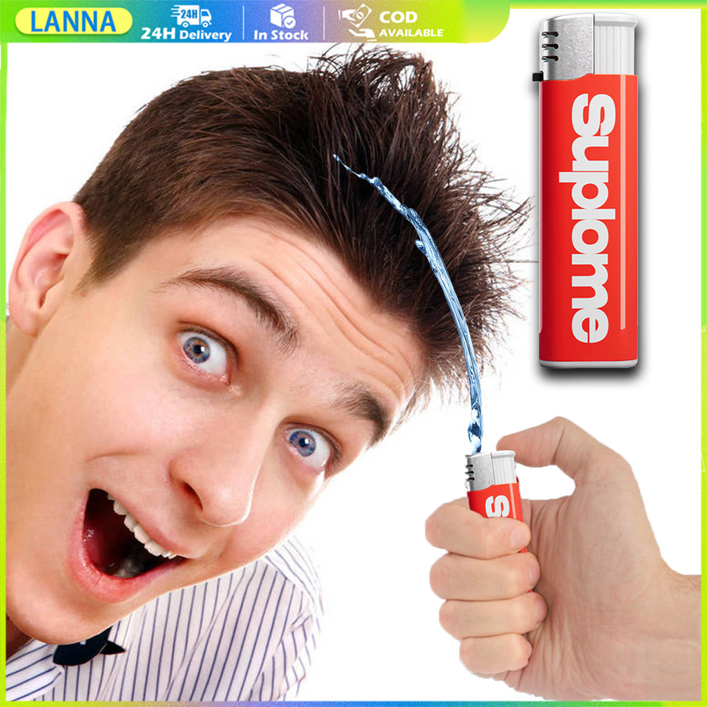 ร้านอยู่ที่ไทย ไฟแช็กฉีดน้ำ ปืนฉีดน้ำสำหรับเด็ก 1ชิ้น ตลก แกล้งเพื่อน