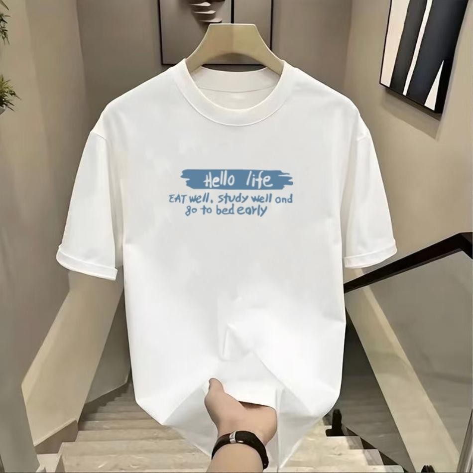 เสื้อยืดสีพื้น เสื้อแขนสั้น คอกลม ผ้าคอตตอน 100% สวมใส่สบาย เรียบหรู ไม่ร้อนจนเกินไปและมีเนื้อผ้าที่ดี