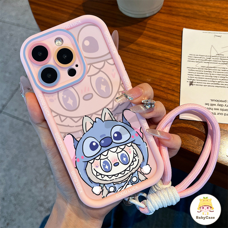 การ์ตูนน่ารักป๊อปมาร์ตลาบูบูดู เคสInfinix Smart 8 7 6 5 Hot 40i 30 30i 10 12 11 9 Play Note 40 30 Tecno Spark GO 20 10