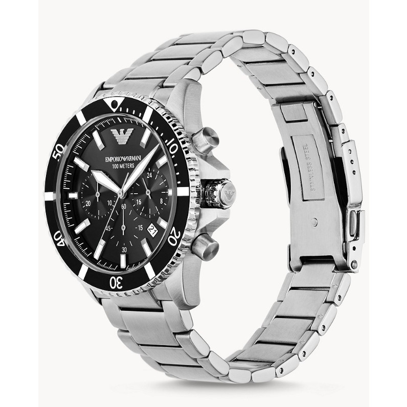 Emporio  Armani Chronograph Stainless Steel Watch AR11360 AR11361 AR11362 AR11363 43mm