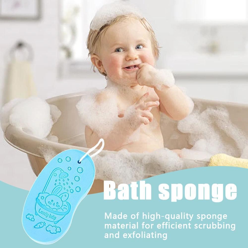 เด็กผู้ใหญ่ Body Soft Sponge Scrubber สําหรับ Bath Exfoliating Scrub ฟองน้ําทําความสะอาดผิว Dead R5y4