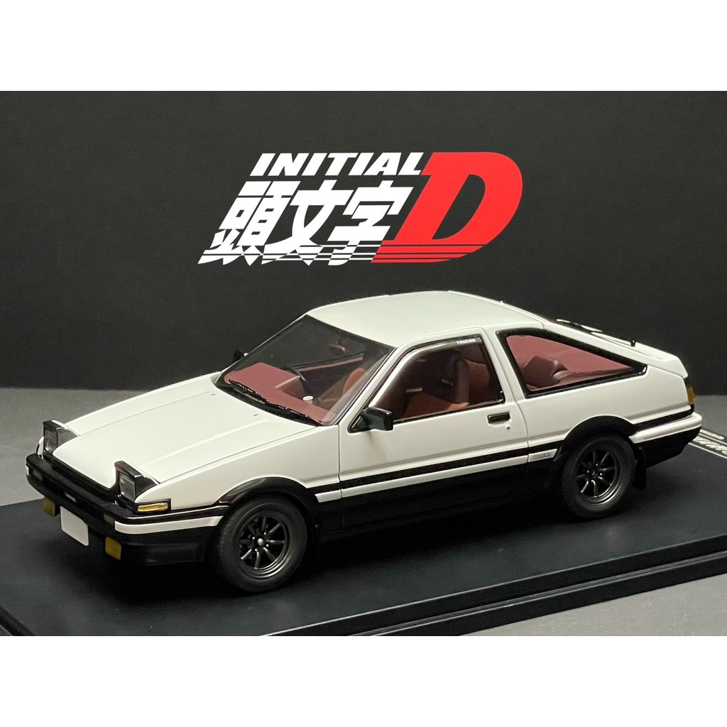 1/18 Initial D Autoart D Autoart Toyota AE86 รุ่นการ์ตูน Toyota Sprinter Trueno (AE86) Initial D การ