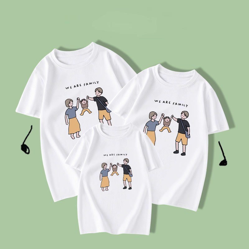 🔥พร้อมส่ง&COD🔥RINA STUDIO เสื้อยืดคู่รักสำหรับครอบครัว