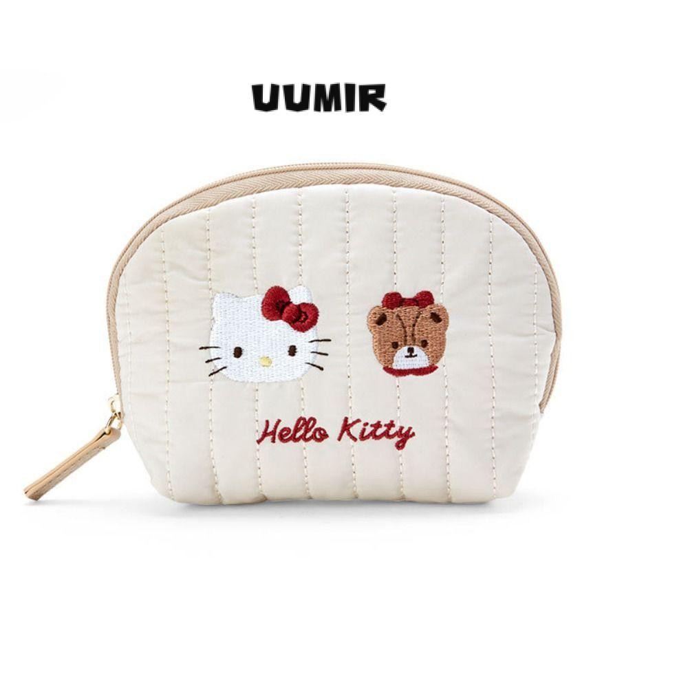 Uumir Sanrio Wallet, กระเป๋าเครื่องสําอางแบบพกพา My Melody, ของขวัญ Hello Kitty พกพาบนทิชชู่ Kuromi Makeup Storage Bag Ladies