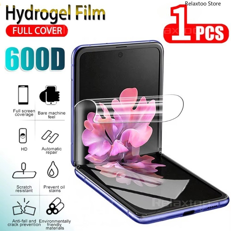 InfinixZeroFlip 5G 2024 Full Curved Protective HD Hydrogel Soft Film For Infinix Zero Flip ZeroFlip InfinixZeroFlip 5G Front Screen Protector Phone Hydrogel Film,Not Tempered Glass
