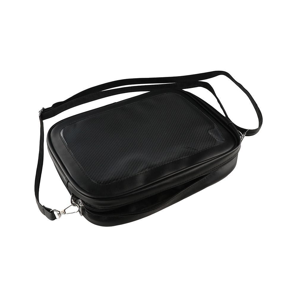 Adamesuo สีทึบ Itabag, กระเป๋าซิป PU กระเป๋าโปร่งใส, มัลติฟังก์ชั่ผ้าฝ้ายตุ๊กตากระเป๋ากระเป๋าสตางค์กระเป๋าสะพายกระเป๋าเดินทาง
