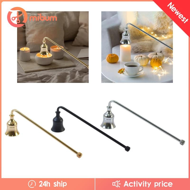 [Mibum] เครื่องมือดับเพลิงเทียน Snuffer พร้อมด้ามยาวสําหรับดับที่ปลอดภัย