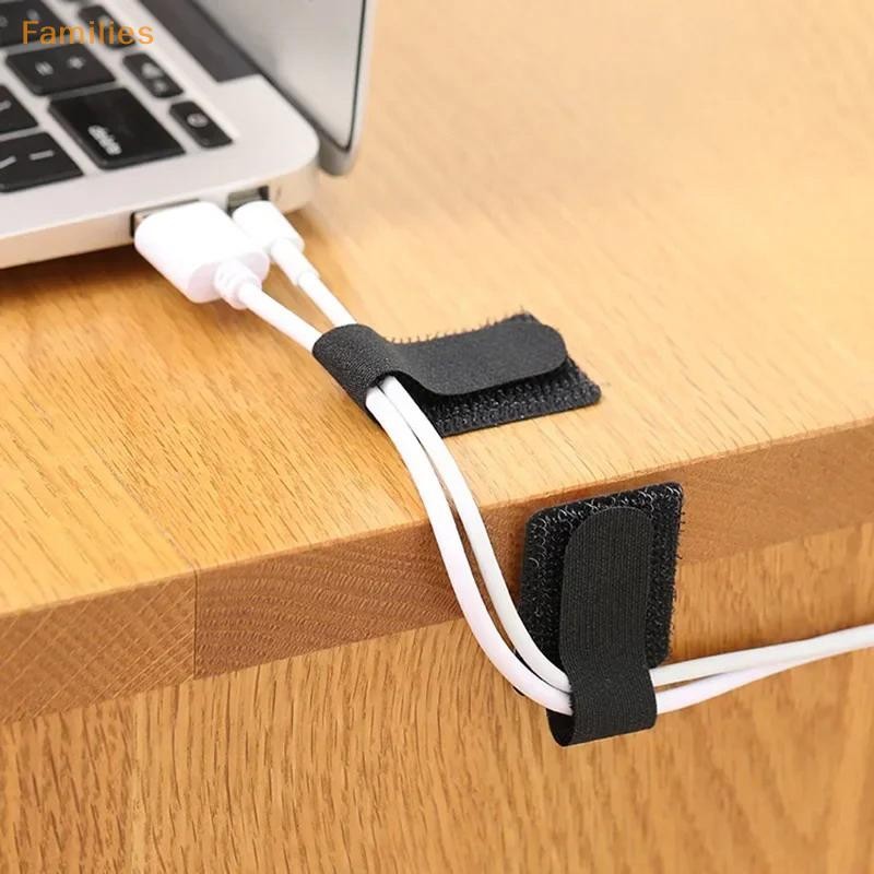 Families> 10 ชิ้นReusable Cable Organizerโต๊ะสายไฟTie Organizer Selfกาวเชือกผู้ถือสายไฟป้องกันสายรัดได้ดี ราคา ถูกที่สุด ดีลบีเคเค แกลเลอรีภาพที่ 2