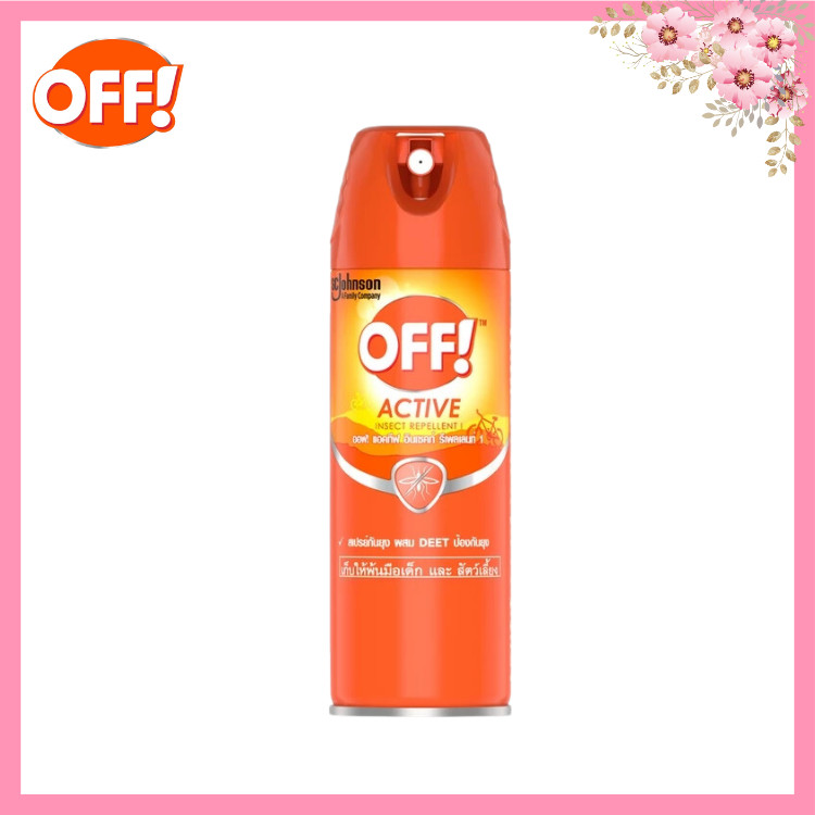 OFF Unscented Aeresol Mosquito Spray ออฟ! อันเซ็นต์ สเปรย์กันยุง 6oz