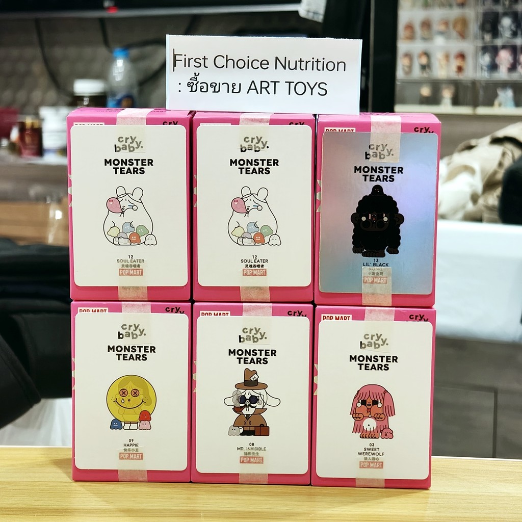 ส่งไวจากไทย! [มีโค้ดลด 15-30%] แท้100% Crybaby, Monster Tears, เช็คการ์ด ไม่ฉีกซอง จุ่มจาก Popmart ไทย