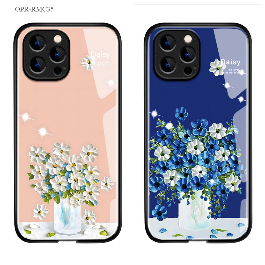 Realme 8 7 C35 C2 Pro 5G เคสเรียวมี Hard Glass Case
