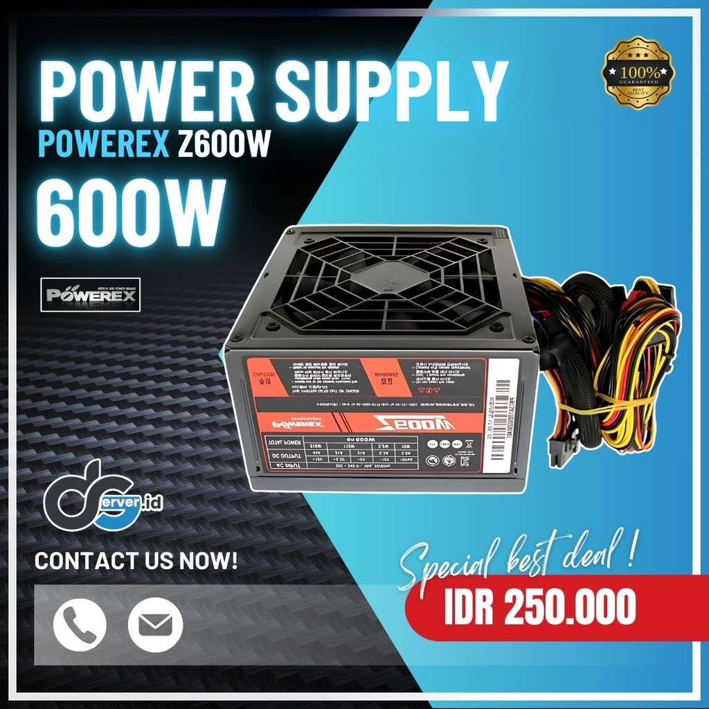 Powerex Z600W 600watt PSU