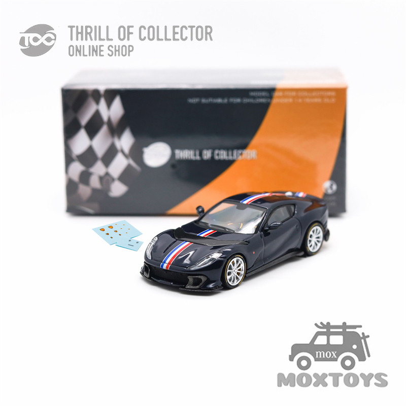 TOC 1:64 812 Competizione Blu Tour de France รถโมเดลDiecast