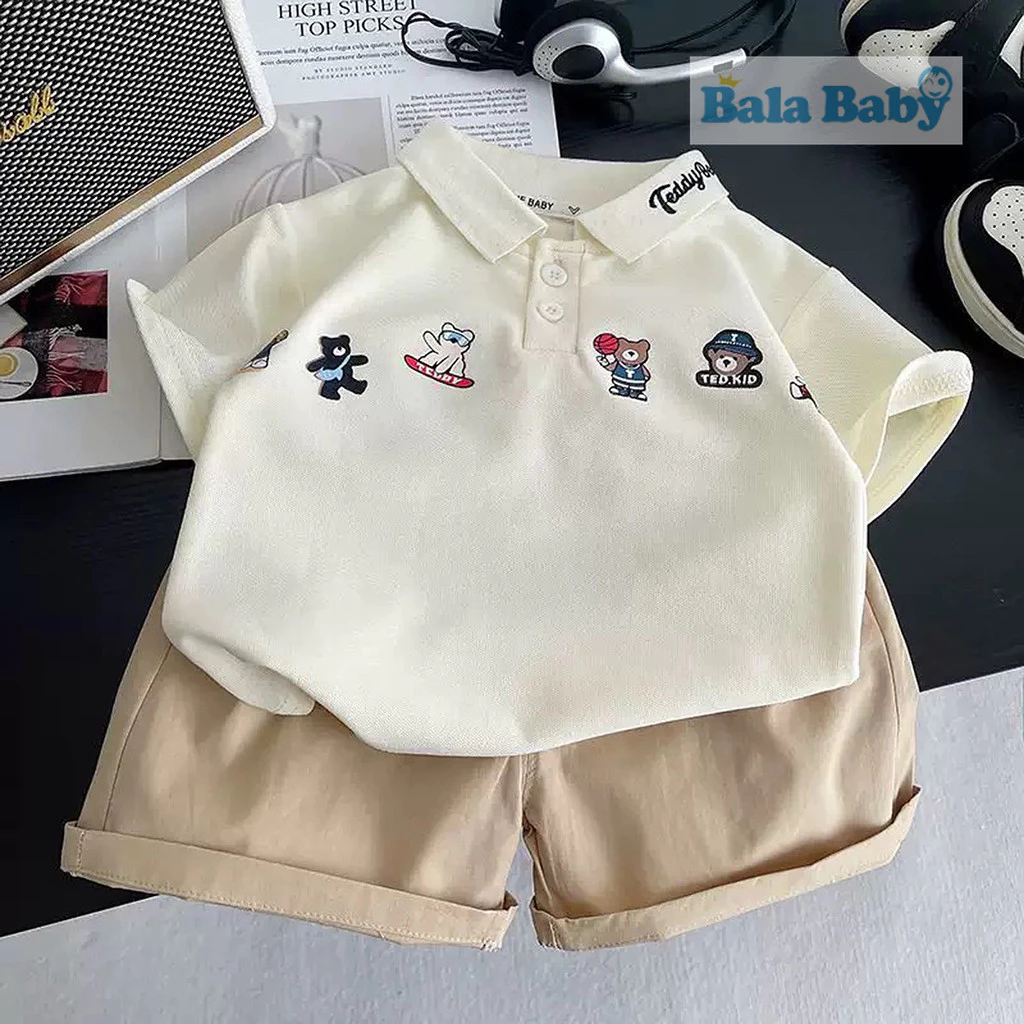 ใหม่ ชุดเซ็ตเด็กผู้ชาย เสื้อผ้าสำหรับเด็กผู้ชาย ชุดหล่อ 2025 Size80-120cm DXT25 thumbnail 8