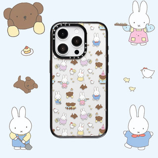 น่ารัก Miffy เคสโทรศัพท์โปร่งใสเคสโทรศัพท์ Drop-Resistant สําหรับ iPhone 16 Promax 15 Promax 11 12 13 14plus 15plus 16e 16plus 15pro