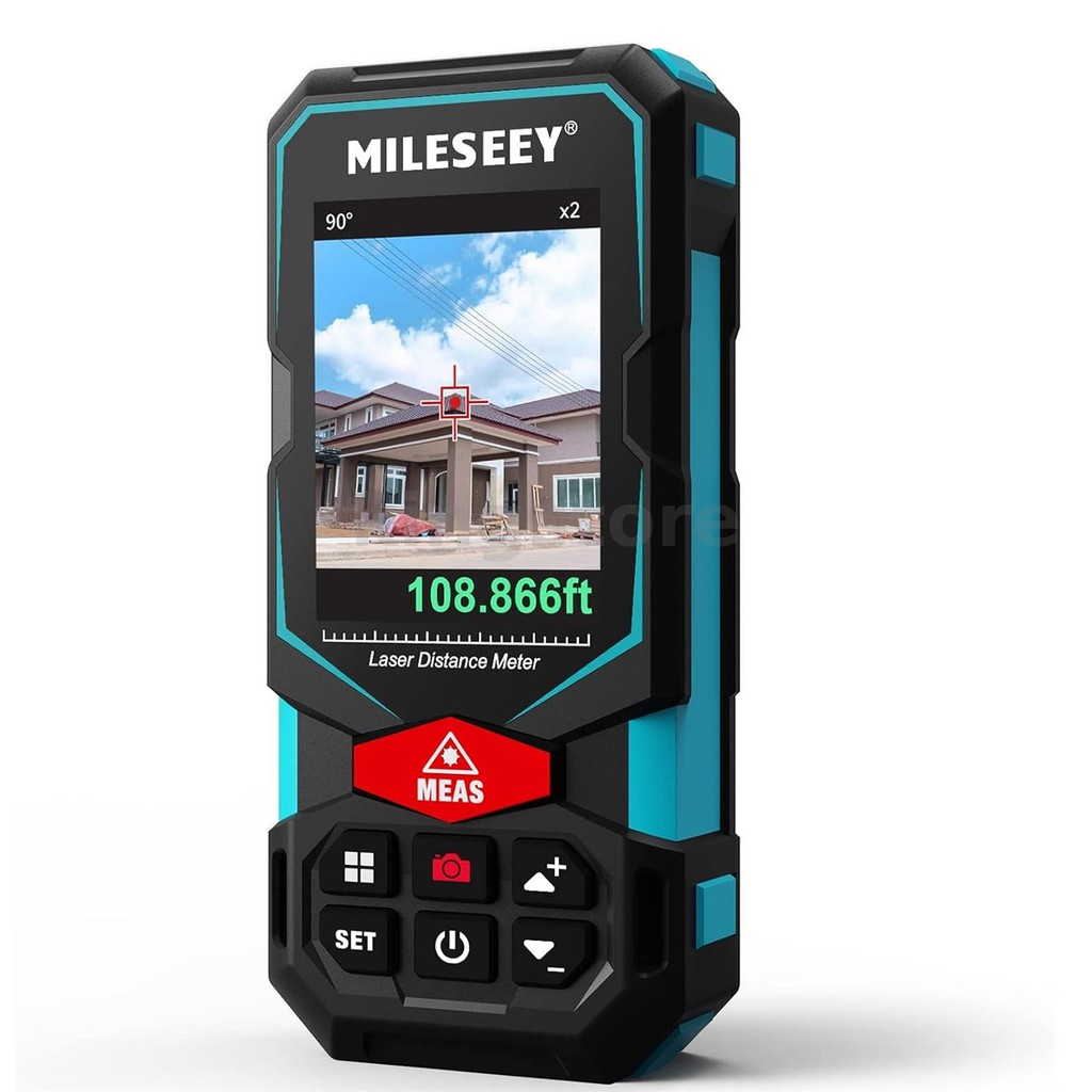 MiLESEEY S7 เครื่องวัดระยะเลเซอร์ 330ft เครื่องมือวัดกลางแจ้งกล้อง Pointfinder P2P เทคโนโลยี App เชื