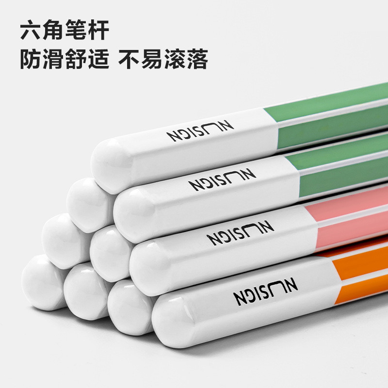 Deli NS NS Pencil Student Exam Art Sketch Pencil HB/B Draw Pencil (0 ชิ้น/กล่อง) sumiaohe7.