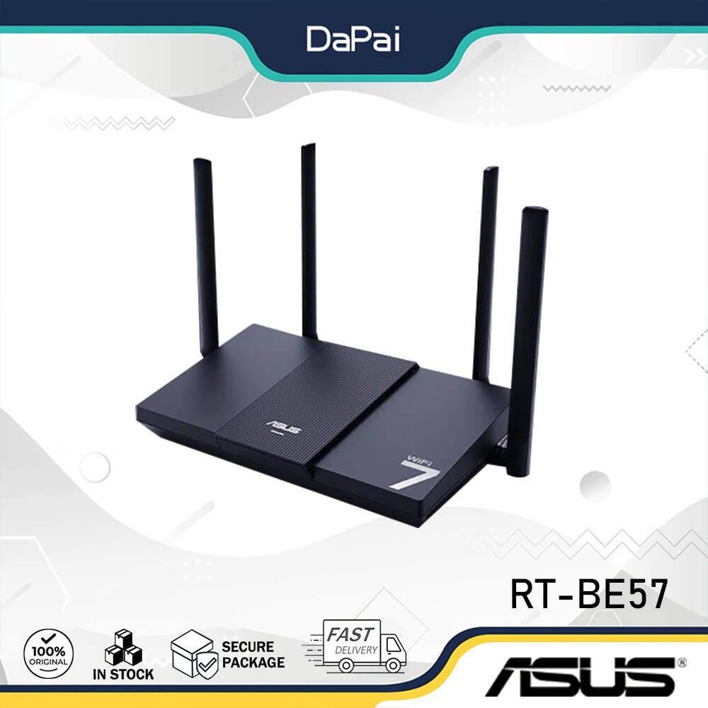 ASUS RT-BE57 WiFi7 Gaming Router Home Wireless Gigabit Router Home WiFi7 Ai Free Group
