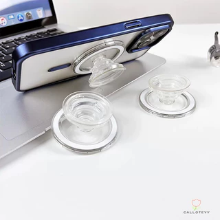 popsocket ตัวติดมือถือ Magnetic Griptok ขายึดถุงลมนิรภัยแม่เหล็กแบบยืดหดได้สำหรับโทรศัพท์แบบพับได้ เบาะลมใส ring holder