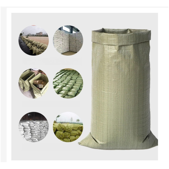 🚚พร้อมส่ง กระสอบใหม่ ขนาด 150×100/110X90/80X50 cm ถุงขนาดใหญ่ กระสอบพลาสติก กระสอบสานสีเขียว - รูปที่ 5