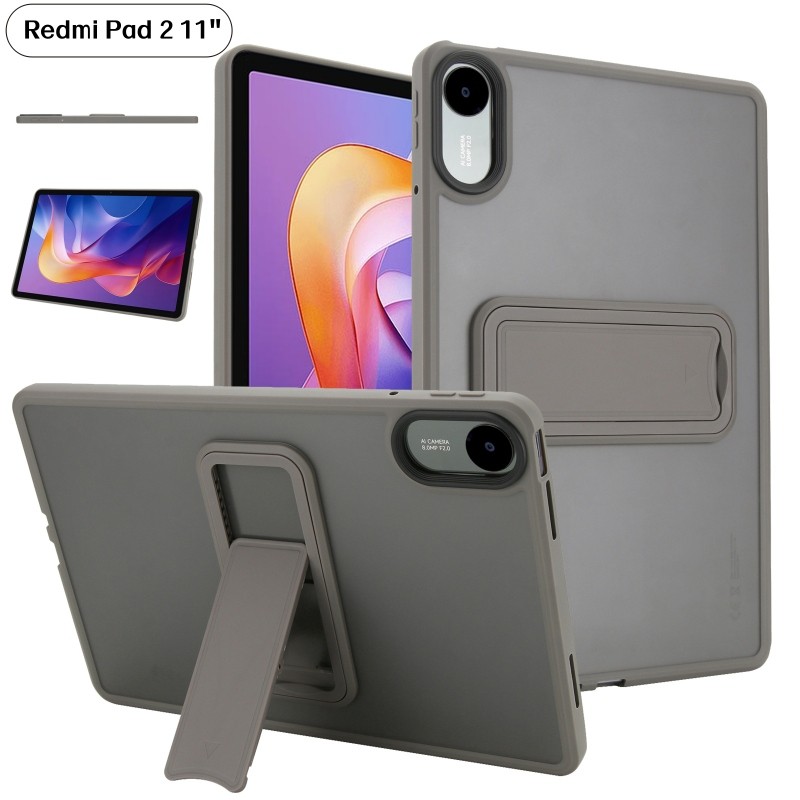 เคสแท็บเล็ยืน สำหรับ Xiaomi Redmi Pad 2 11 นิ้ว กรณีโปร่งใสกรอบกันกระแทกปลอก