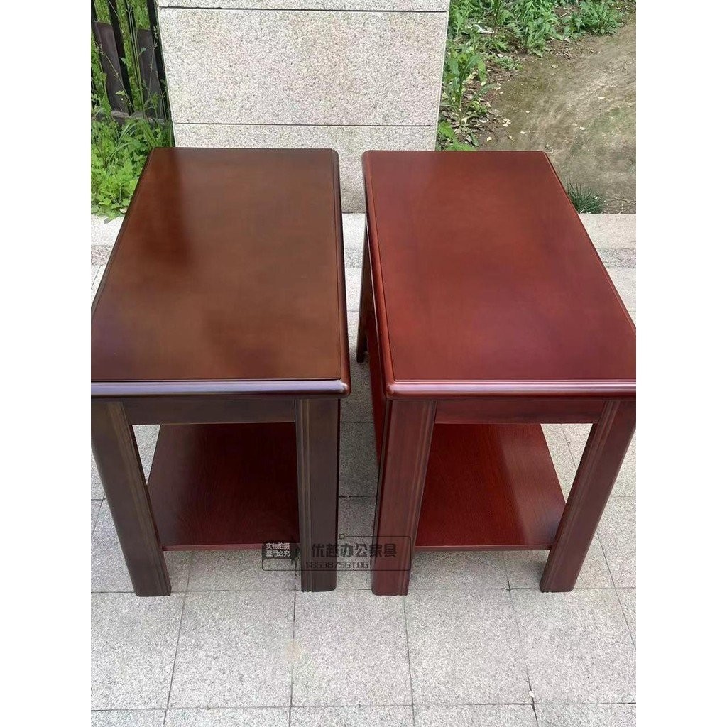 โซฟาไม้เนื้อแข็งกลาง60 * โต๊ะข้างสํานักงาน70 * โต๊ะน้ําชาขนาดเล็กสํานักงานตารางสี่เหลี่ยม80จัดส่งฟรี