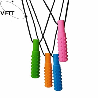VFTT เด็กยางกัดสร้อยคอ,ซิลิโคนดูแลทารกเคี้ยวจี้,จี้จุกที่มีป…