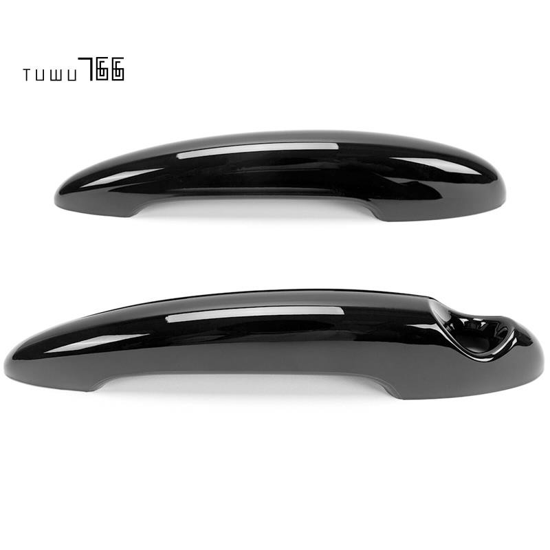[tuwu766]Glossสีดําด้านนอกมือจับประตูสําหรับBMW MINI Cooper R50 R52 R53 R55 R56 R57 R58 R59 R61