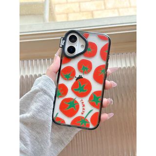 Oxygendog case เคสไอโฟน ลาย หมี มะเขือเทศ For iPhone 17ProMax 17Pro 17 16ProMax 16 15ProMax 15 14 13