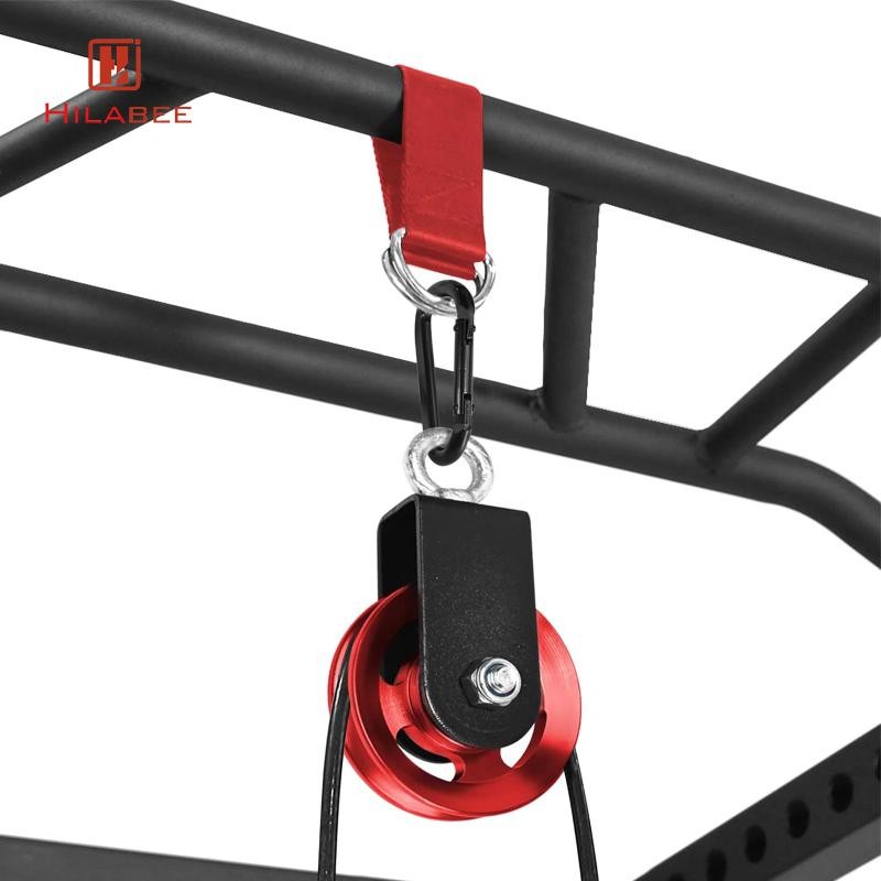 HILABEE DIY Cable Pulley - พูลเลย์มัลติฟังก์ชันหนักพิเศษ สำหรับฟิตเนสที่บ้าน