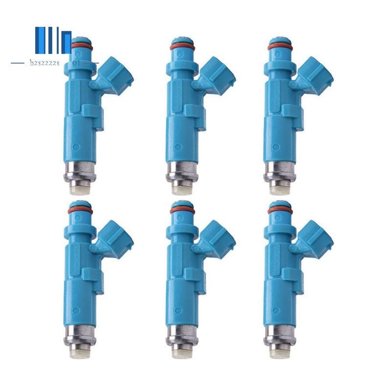 6 ชิ้น/เซ็ตหัวฉีดสําหรับ 540Cc SXE10 IS200 RS200,Cica MR2 ST205 1JZ JZX100 JZX110 1JZGTE 23250-74200