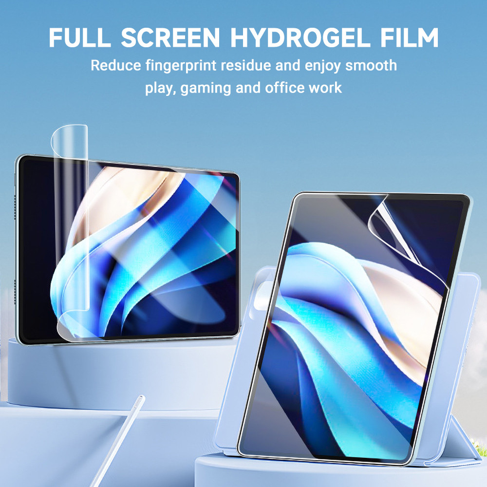 Hydrogel film For iPad Gen10 Gen11 Gen9 Air5 Air4 Air7 iPad 7 8 9 iPad Pro 11 Pro 12.9 11 13 2024 Air 13 ฟิล์มกันรอย