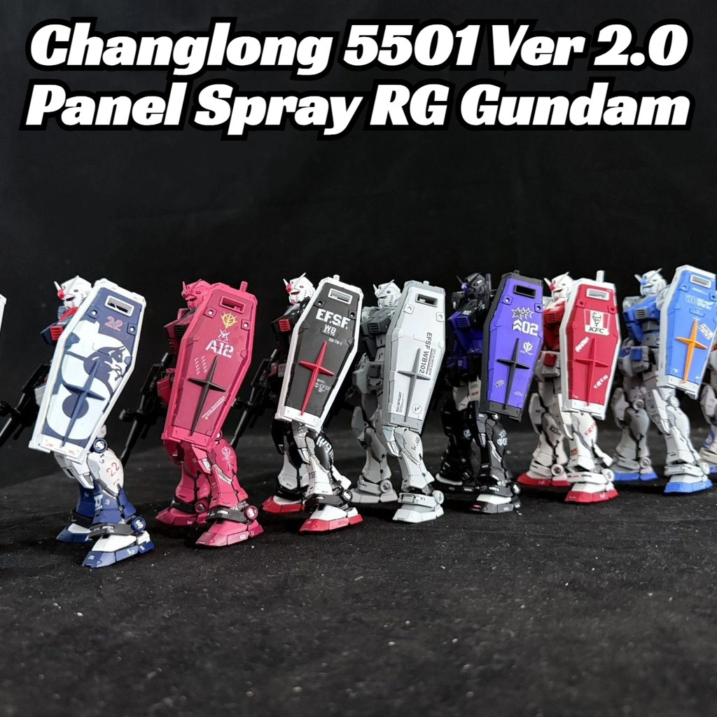In-StockRepaired Version Changlong 5501 Ver.2.0 Panel Spray RG Gundam - Ten Color Legendary Collecti