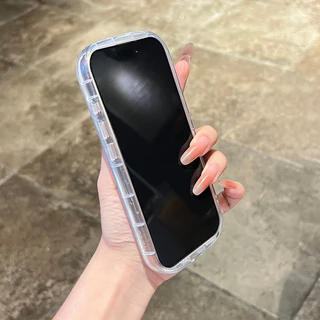 หรูหรา Ellipse แม่เหล็กชาร์จไร้สายเคสโทรศัพท์สําหรับ iPhone 12 13 14 15 16 Pro Max Gradual เปลี่ยนฝาครอบกันชน