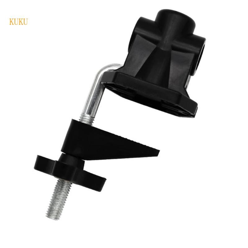 KU* Universal Table Mount Clamp อุปกรณ์โต๊ะคลิปท่อไมโครโฟนขาตั้งฐานโลหะ