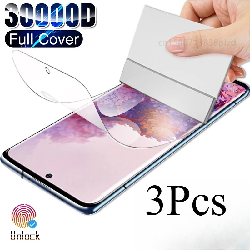 ฟิล์มไฮโดรเจลสําหรับ BLU Bold N1 N2 N3 C7 C7X F91 F92e S91 Pro ป้องกันหน้าจอไม่ใช่กระจก