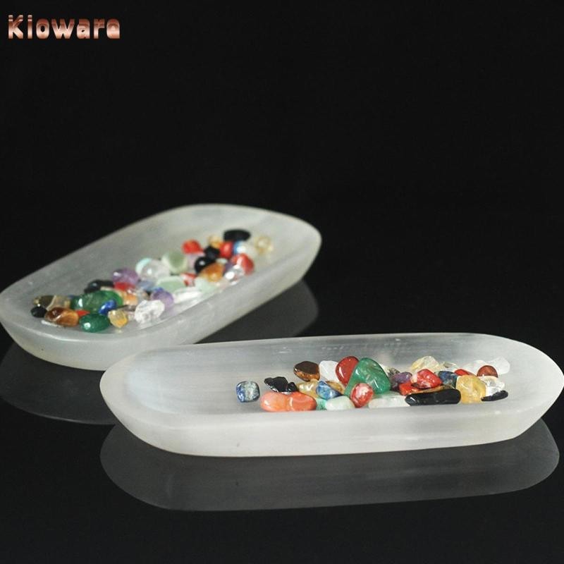 โคลแวร์ คริสตัลเซเลไนต์, แผ่นเก็บของ, ของขวัญ, ชิ้นกลาง, ตกแต่งบ้าน, ชามทําความสะอาด, ออแกไนเซอร์เครื่องประดับ