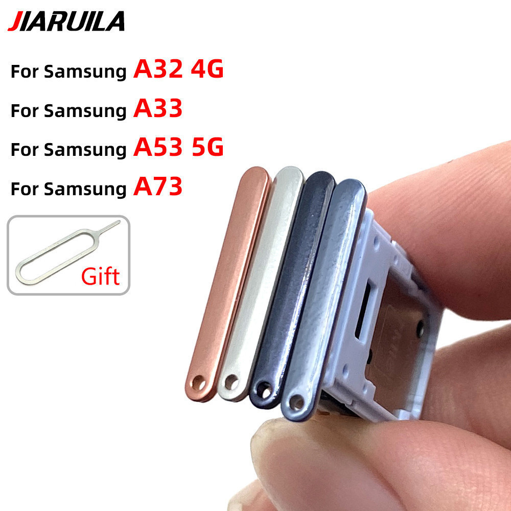 SAMSUNG ใหม่ซิมการ์ดถาดสําหรับSamsung A32 4G A33 A53 5G A73