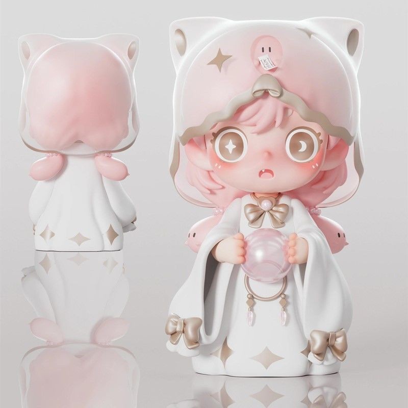 Nyota v3 ของแท้ Ghost keeno Travel Notes MBTI Mystery กล่องสาวเครื่องประดับของเล่นคอลเลกชันรูปตุ๊กตา