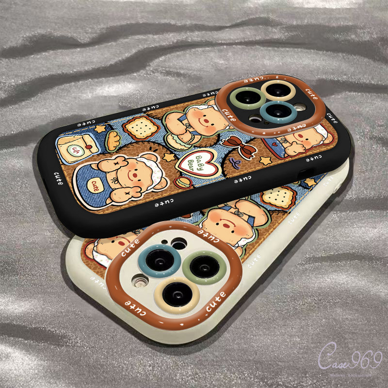 เคส Realme C25 C53 C67 C55 C51 C21 C20 C11 C30 5G 5 C35 Narzo 50A 30A 60X 20A Note 50 การ์ตูนน่ารักcapybaraปกบัตเตอร์