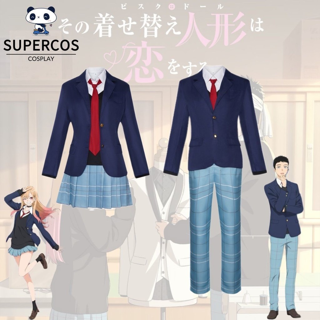 ชุดคอสเพลย์ My Dress-Up Darling ตัวละคร Waka Gojo Kitagawa Marin สำหรับงาน Comic-Con