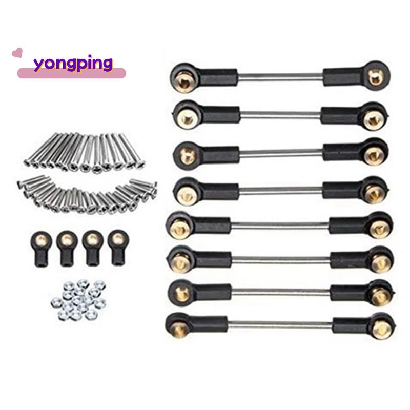 แชสซีโลหะ Suspension Link Tie Rod ชุดอุปกรณ์เสริมสําหรับ C14 C24 C24-1 1/16 RC รถอะไหล่อัพเกรดอุปกรณ์เสริม