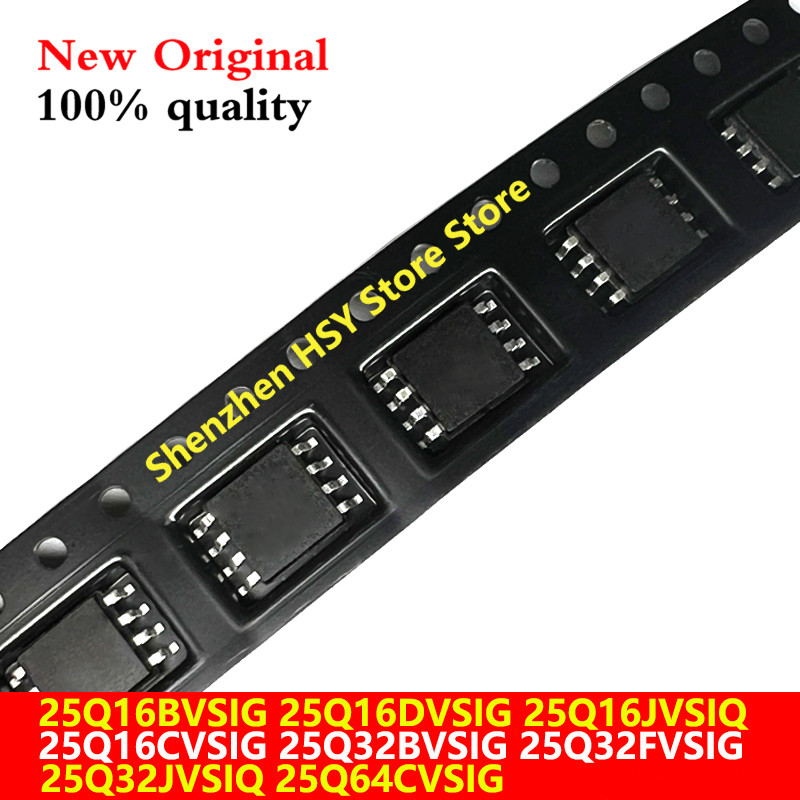 (5 ชิ้น) 100% ใหม่ W 25Q16BVSIG 25Q16DVSIG 25Q16JVSIQ 25Q16CVSIG 25Q32BVSIG 25Q32FVSIG 25Q32JVSIQ 25