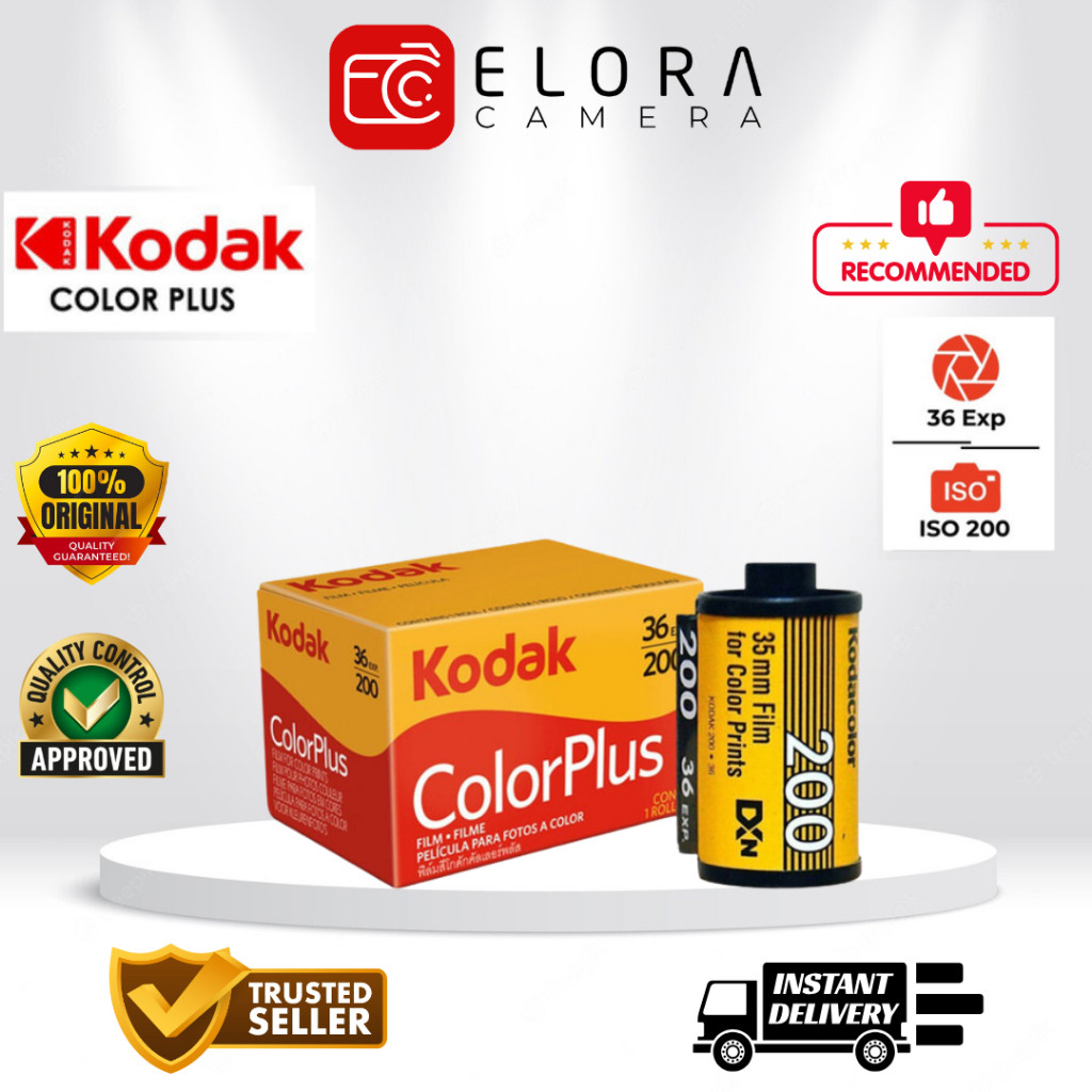KODAK COLORPLUS 36 EXPOSENE ISO 200 ROLL FILM 35MM / 36EXP COLORPLUS
