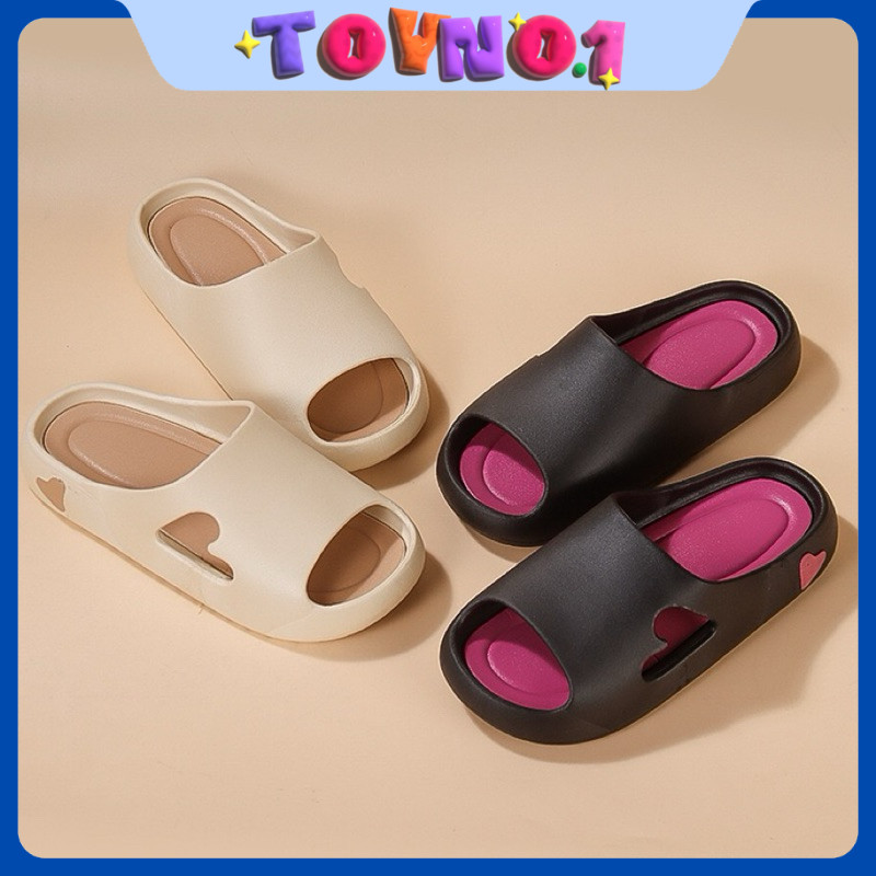 ToyNo.1🧸พร้อมส่ง🧸"LT-666-1/LT-817/LT-816" รองเท้าแตะแฟชั่นผู้หญิง สไตล์มินิมอล ลายหัวใจ สวมใส่ง่าย ไม่เจ็บเท้า สูง 2 cm.