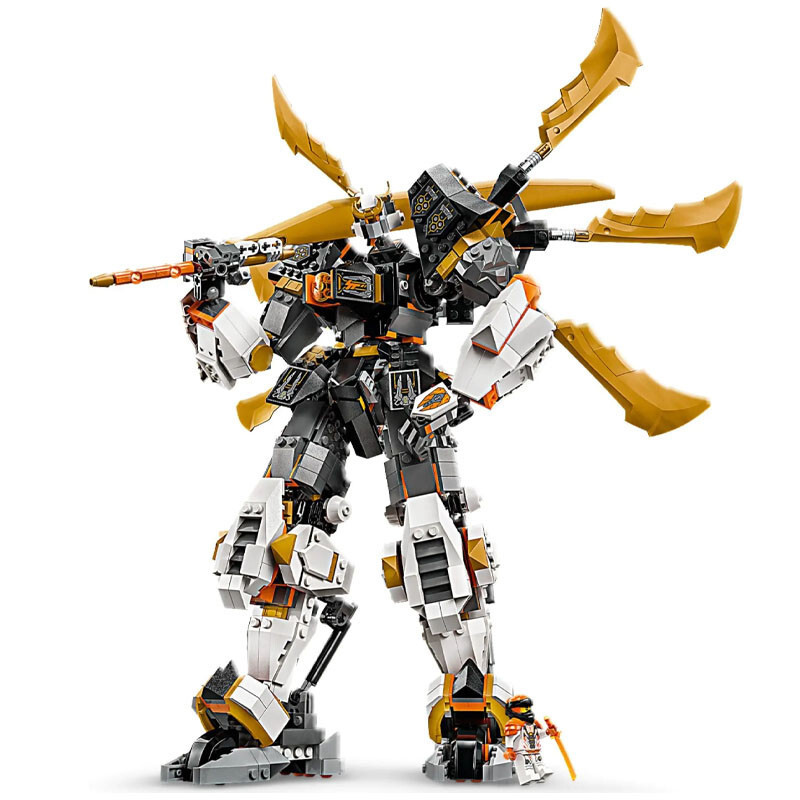 71821 Coles Titan Dragon Mech Building Blocks ประกอบ Ninja Mecha รุ่นของเล่นของขวัญสําหรับเด็กผู้ชาย