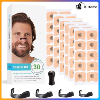 Breathe Right Nasal Strips แถบแผ่นแปะจมูก โล่งสบายขณะการนอนหลับ Better breath | แผ่นแปะจมูกนอนกรน หวัด คัดจมูก ภูมิแพ้