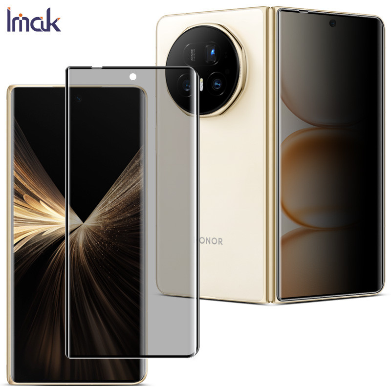 กระจกนิรภัยความเป็นส่วนตัวสําหรับ Honor Magic V5 V3 Vs3 V2 Vs2 5G IMAK 3D โค้ง Anti-Spy Protector ฟิ